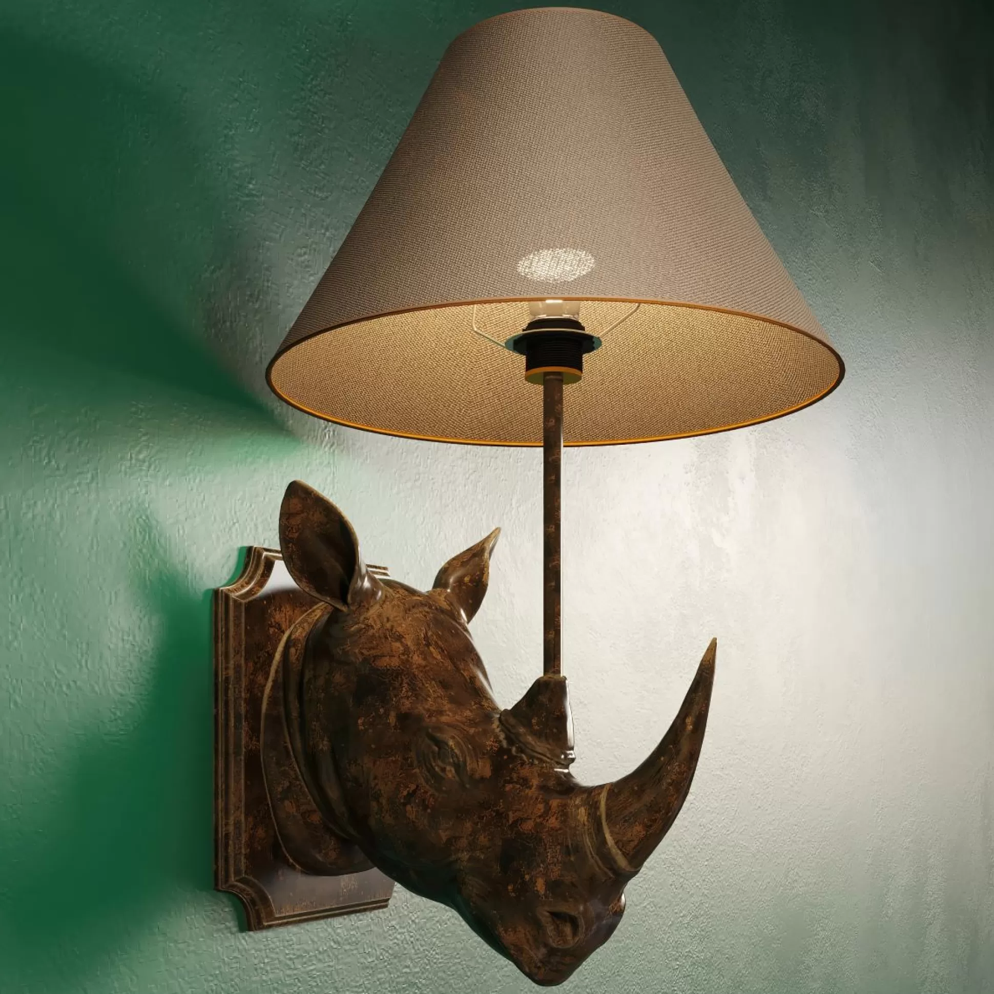 Outlet Wandlamp Rhino Wandlampen